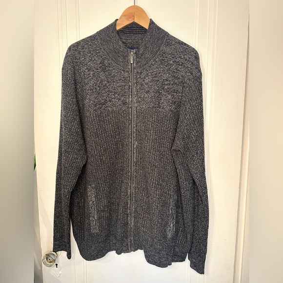 Tommy Bahama Men's XXL Full Zip Sweater Knit Jacket Cardigan Fisherman Cozy Warm - Picture 1 of 16